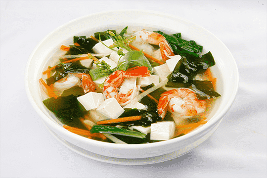 Canh nấm rong biển