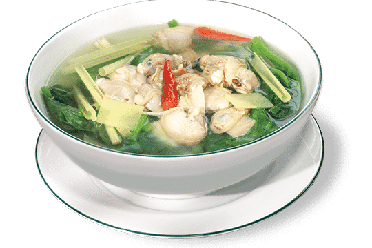 Canh nghêu mồng tơi