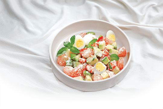 Salad bưởi trộn bơ