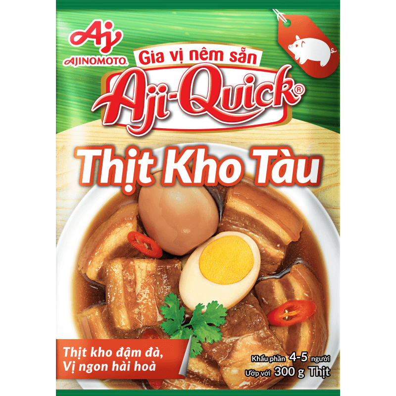 Gia vị nêm sẵn Aji-Quick® Thịt Kho tàu