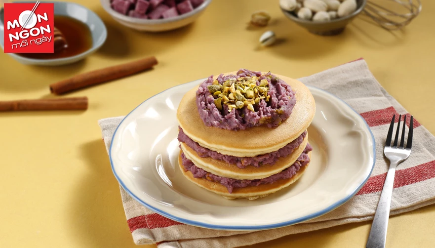 Pancake khoai lang mật ong