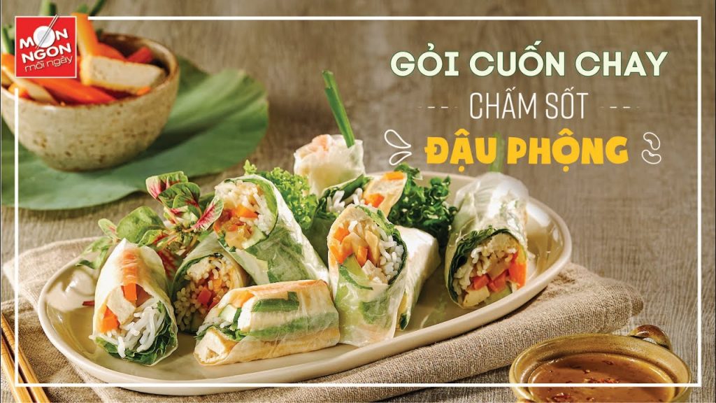 Sau Tết chán ăn thịt, đã có ngay món Gỏi cuốn chay xốt đậu phộng, ăn no, thanh đạm mà đủ chất