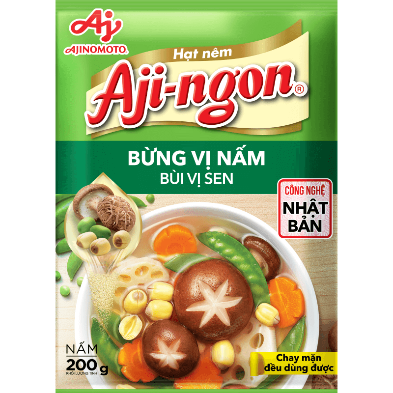 Hạt nêm Aji-ngon® Nấm